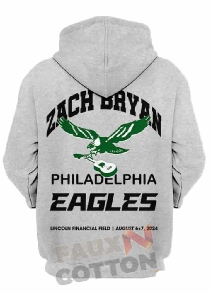 Zach Bryan Eagles Pullover Hoodie