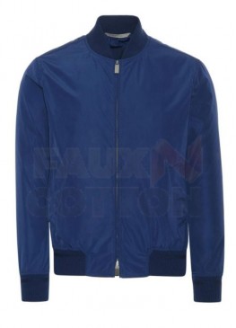 6 Underground Ryan Reynolds Blue Bomber Jacket 
