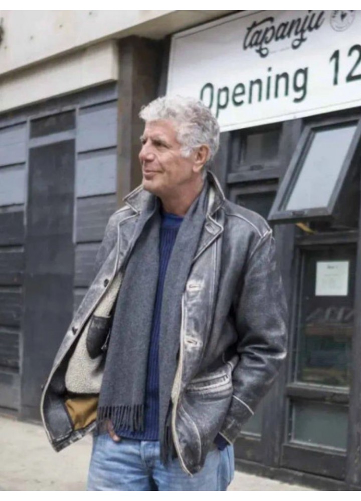 Anthony Bourdain Leather Jacket