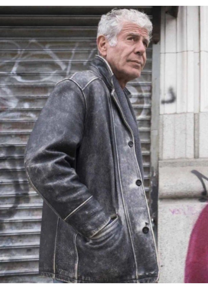 Anthony Bourdain Leather Jacket