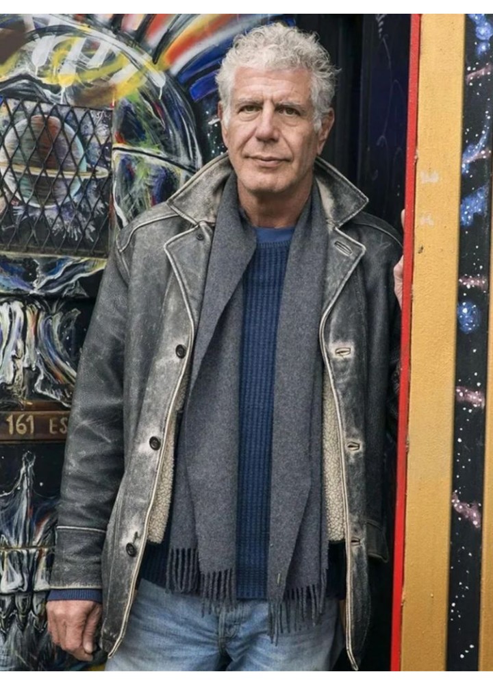 Anthony Bourdain Leather Jacket