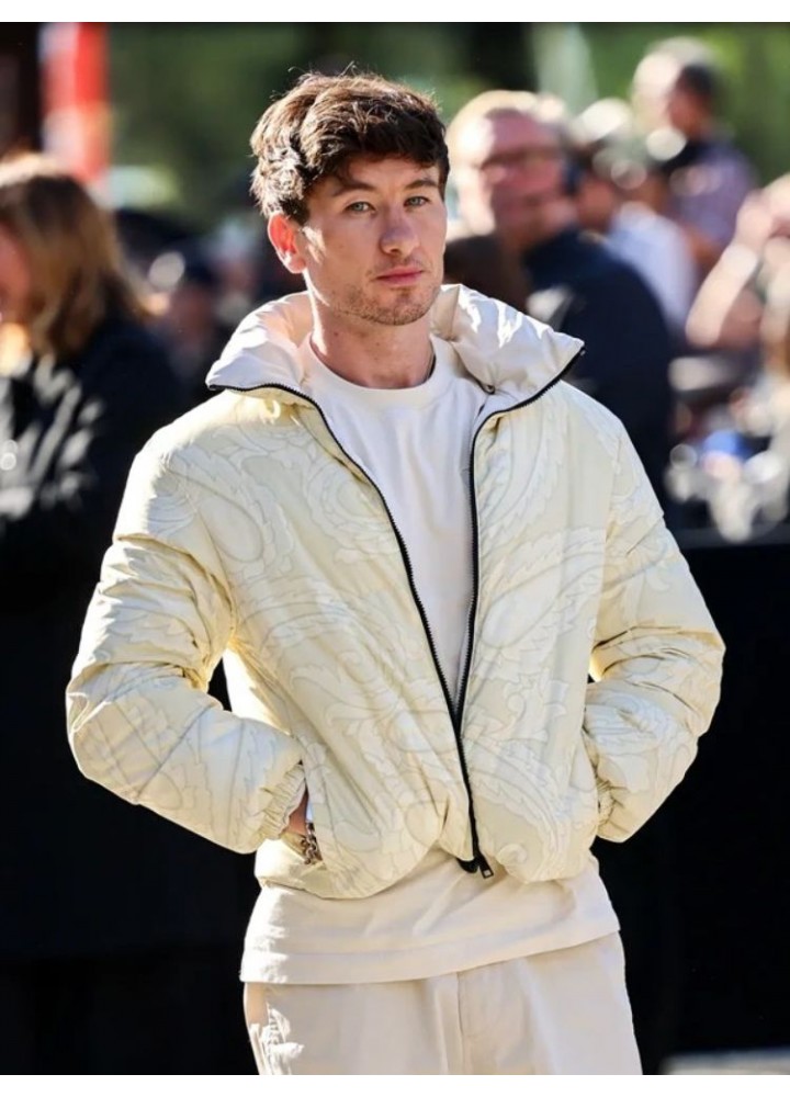 Barry Keoghan White Puffer Jacket
