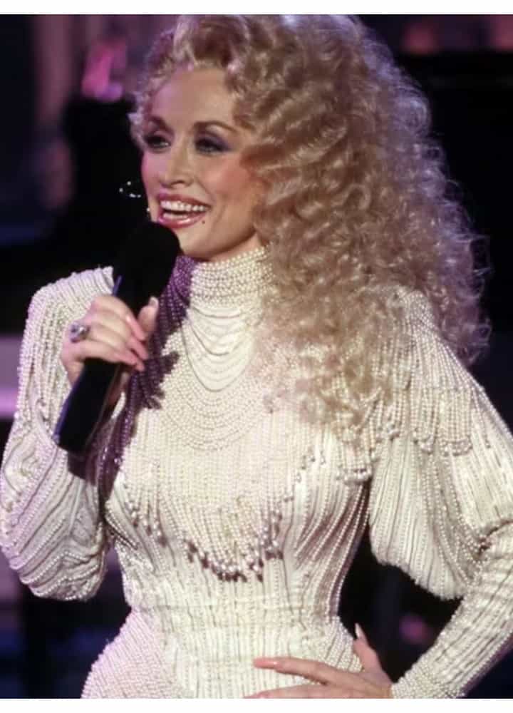 Dolly Parton White Fringe Jacket