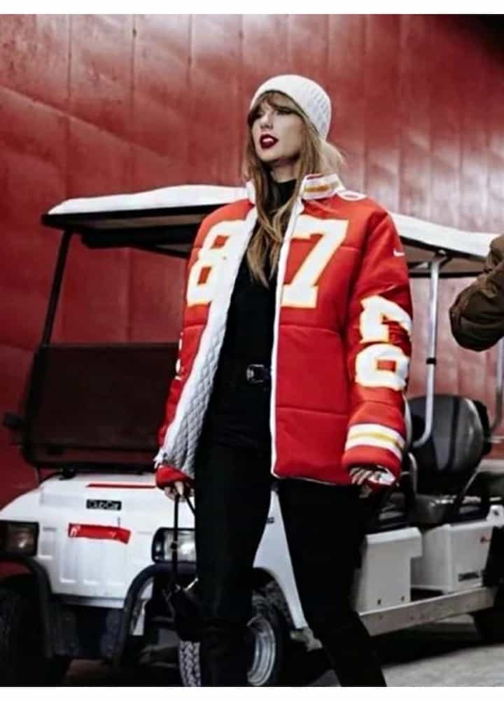 Kelce 87 Taylor Swift Puffer Jacket