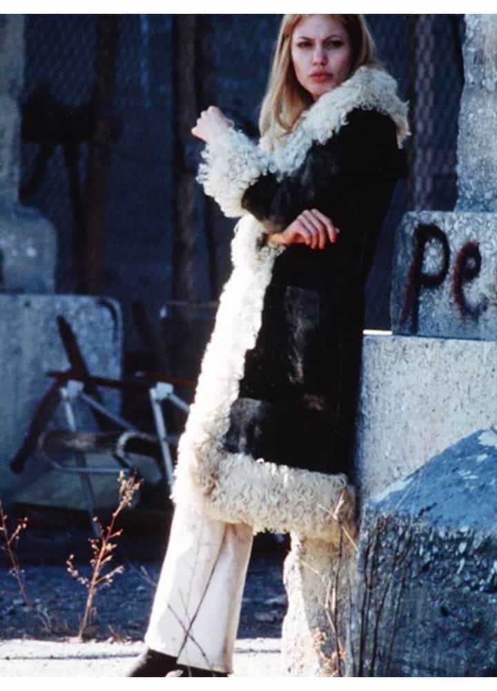 Girl Interrupted Angelina Jolie (lisa) Brown Suede Coat