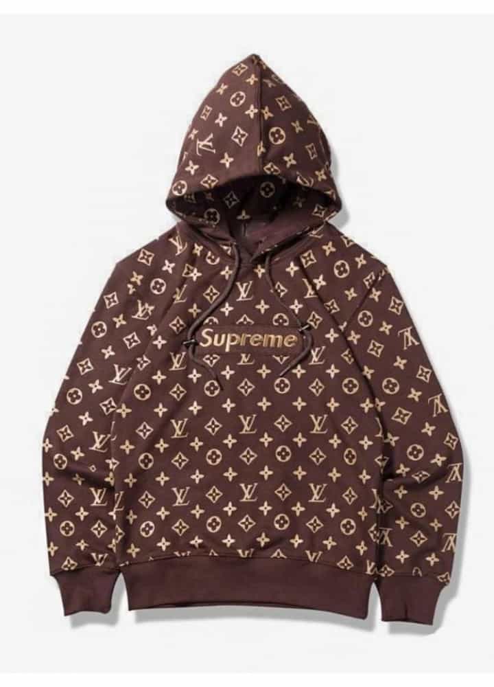 supreme  louis vuitton hoodie