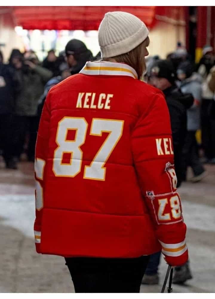 Kelce 87 Taylor Swift Puffer Jacket