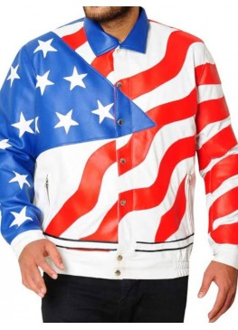 Vanilla Ice American Flag Jacket