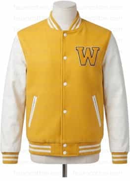 THE BABYSITTER KILLER QUEEN BELLA THORNE YELLOW BOMBER JACKET