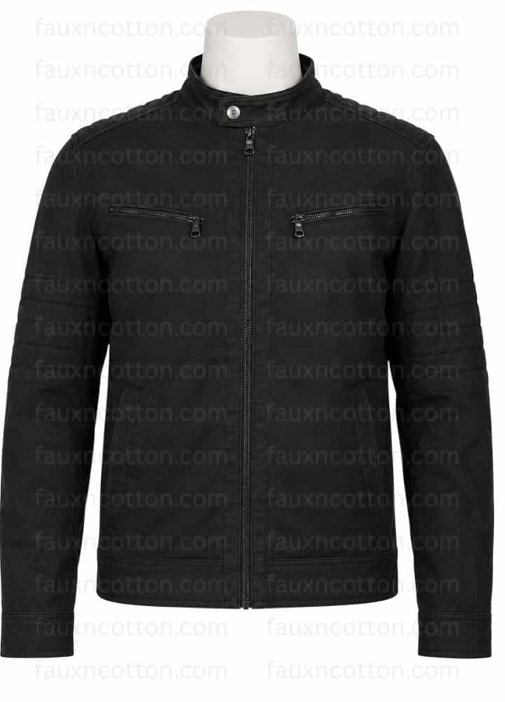 BODYGUARD (DAVID) RICHARD MADDEN BLACK COTTON JACKET