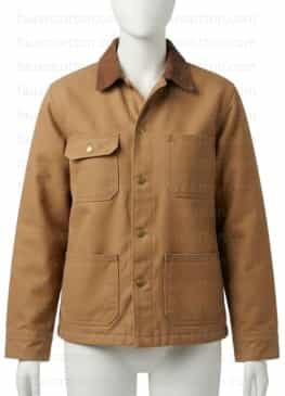 BROKEBACK MOUNTAIN (ENNIS DEL MAR) HEATH LEDGER BROWN COTTON JACKET
