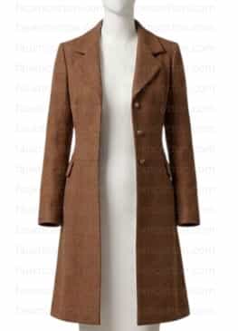 Hell On Wheels Dominique McElligott Brown Coat
