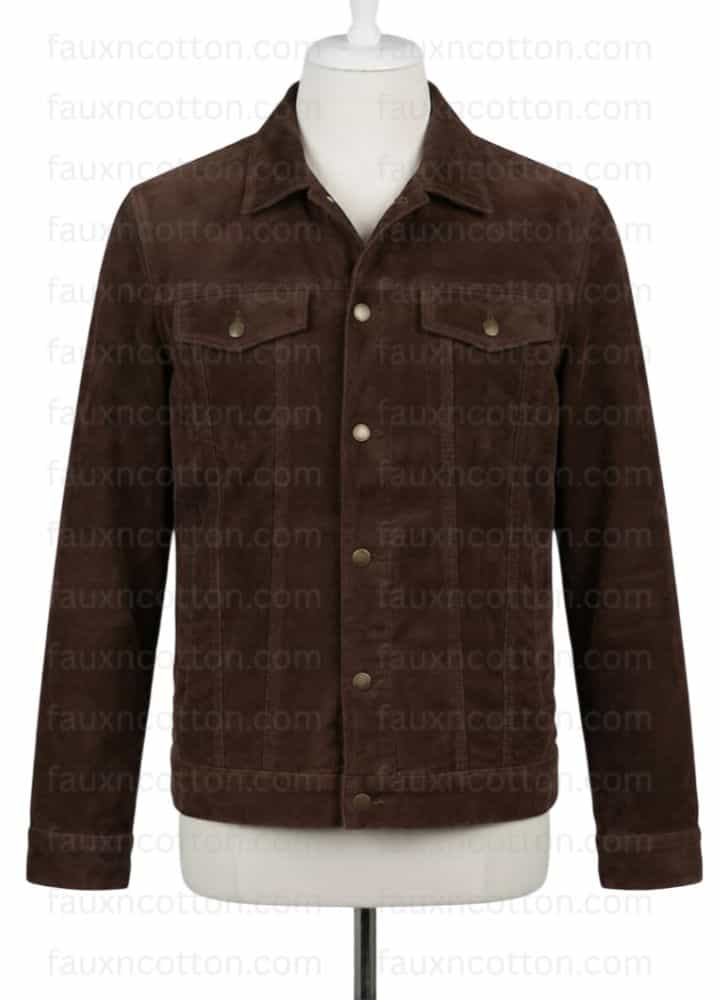 Supernatural Jared Padalecki Brown Suede Jacket