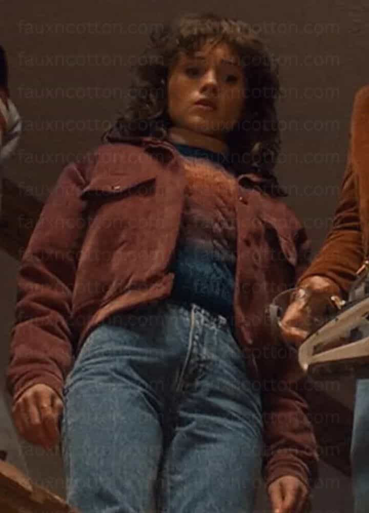 Stranger Things S5 Nancy Wheeler Brown Jacket