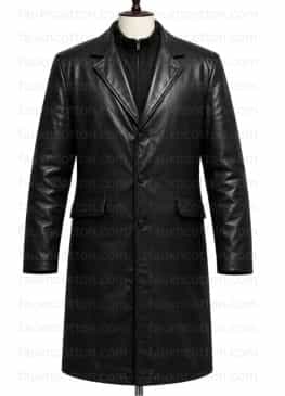 AGAINST THE DARK (TAO) STEVEN SEAGAL LEATHER COAT