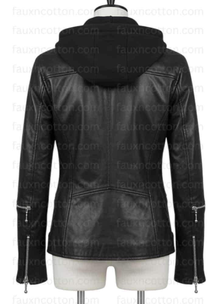 Tomb Raider (Lara Croft) Alicia Vikander Black Leather Jacket