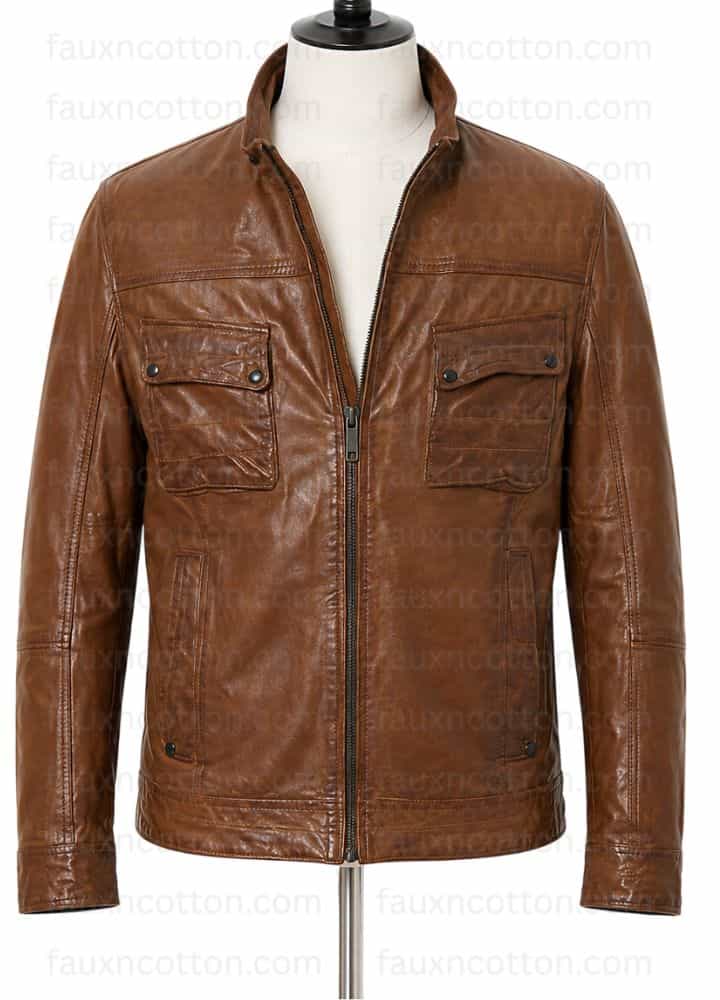 Looper Bruce Willis Brown Leather Jacket