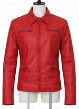 Emma Swan Once Upon a Time Jennifer Morrison Red Leather Jacket 