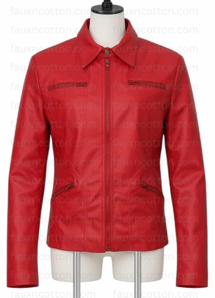 Emma Swan Once Upon a Time Jennifer Morrison Red Leather Jacket 