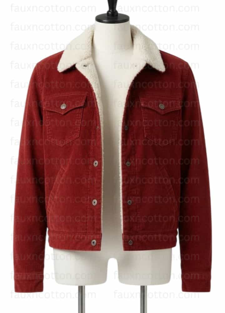 Stranger Things Natalia Dyer Red Jacket