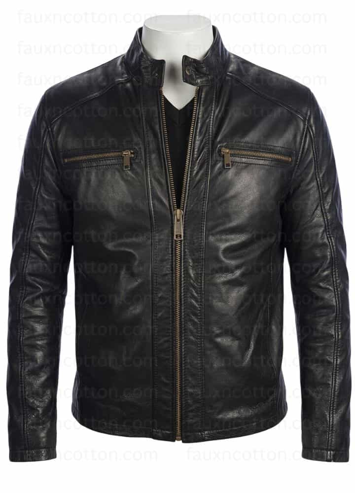 Marc New York by Andrew Marc Laser Moto Leather Jacket