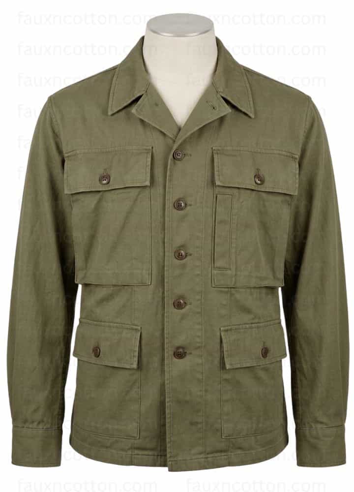 Hacksaw Ridge Andrew Garfield Green Jacket