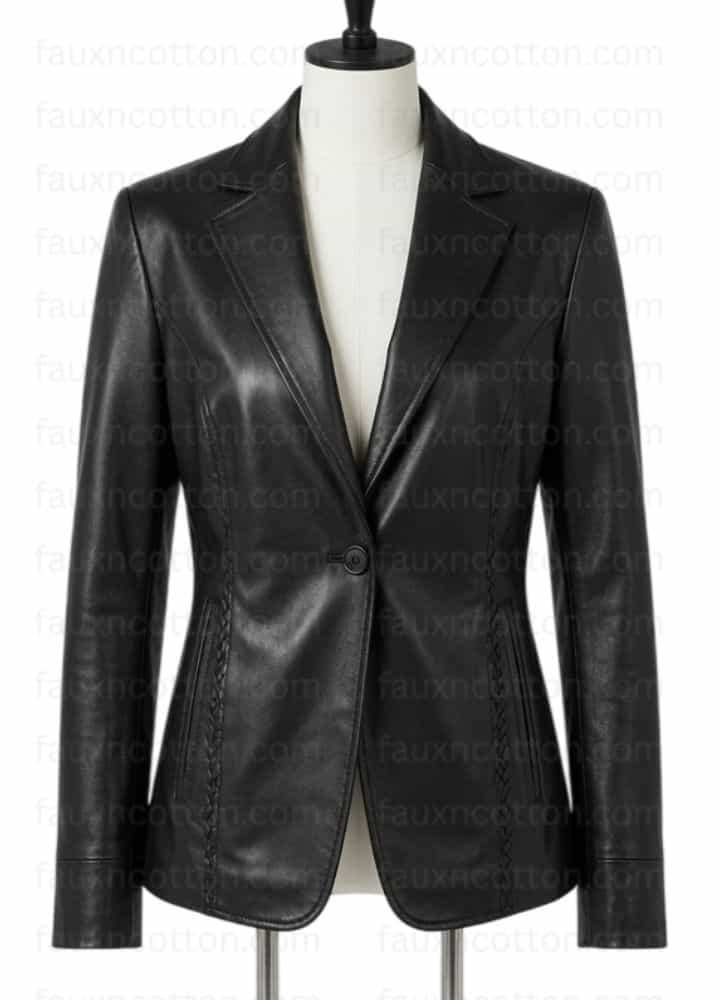 Ruby Knowby Ash vs Evil Dead Black Leather Coat