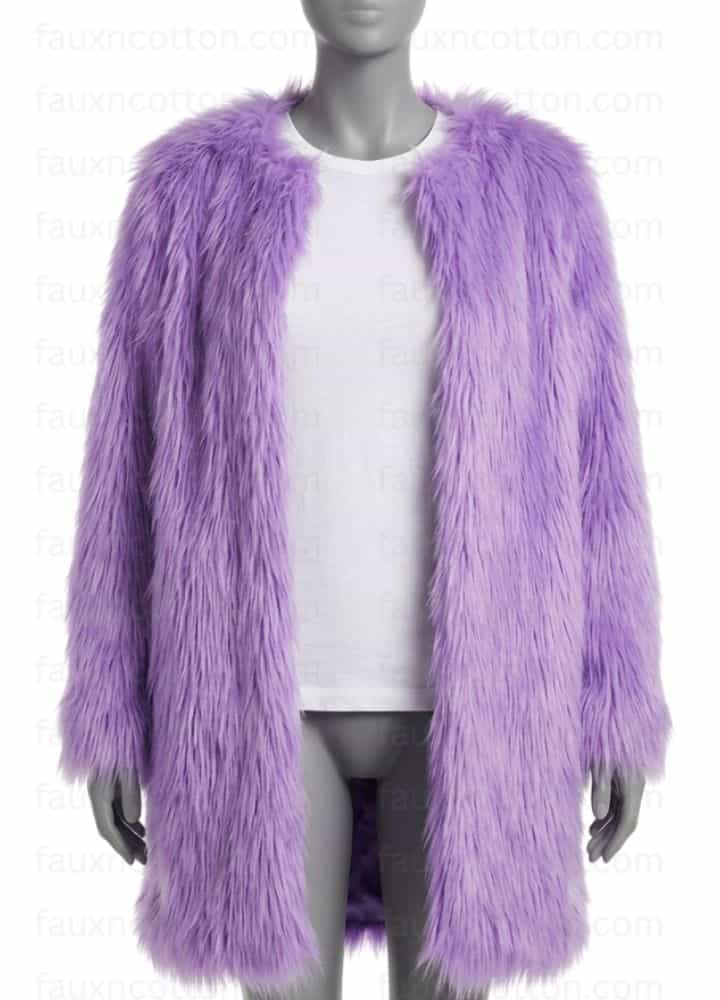 Taylor Swift Tour Purple Fur Coat