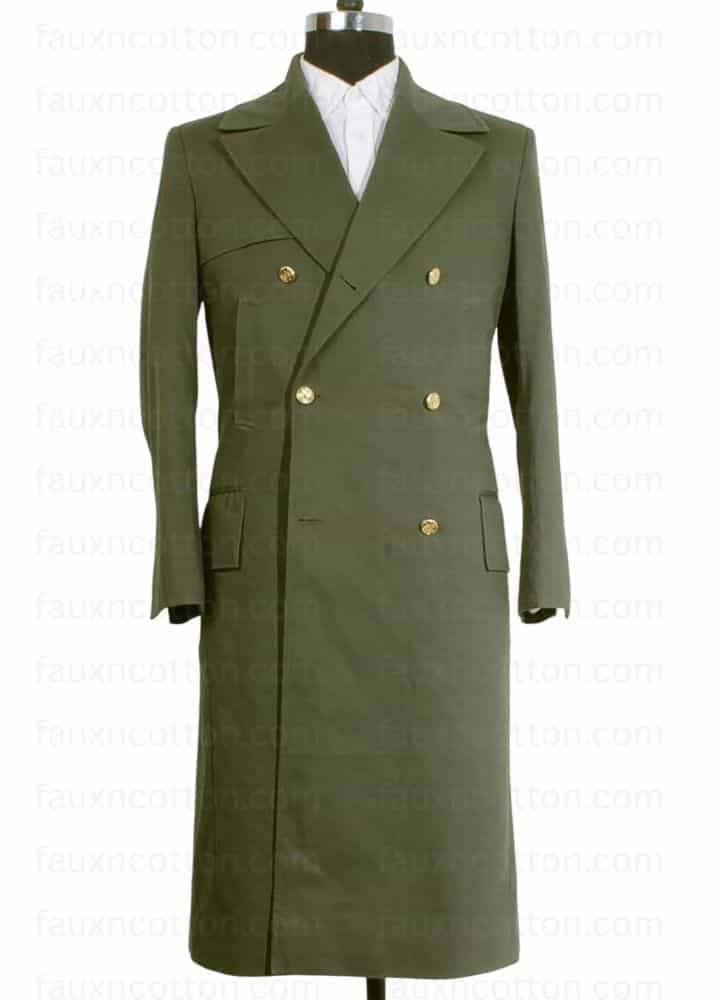 The Eleventh Hour (The Doctor) Matt Smith Green Cotton Jacket
