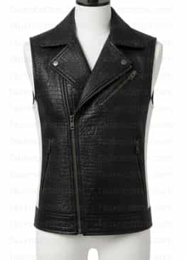 WWE Wrestler AJ Styles Leather Vest