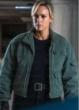 Jessica McNamee Mortal Kombat 2 Green Jacket