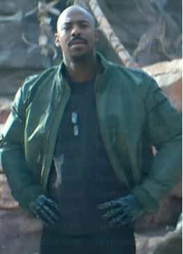 Mortal Kombat II Mehcad Brooks Green Jacket 