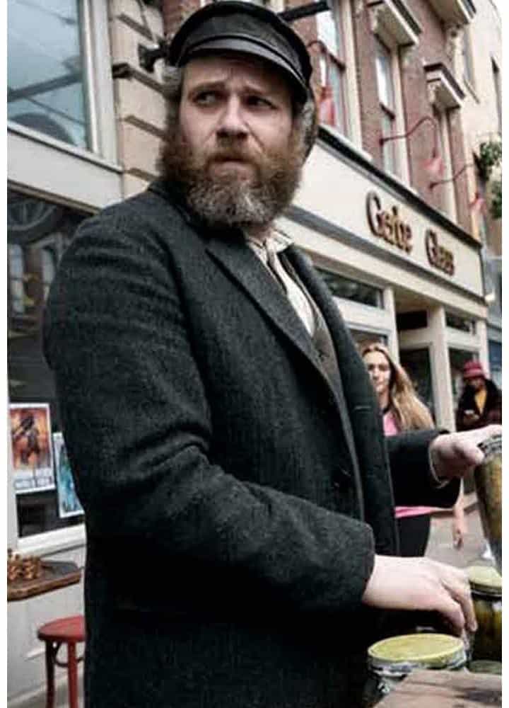 AN AMERICAN PICKLE SETH ROGEN BLACK COAT AN AMERICAN PICKLE SETH ROGEN BLACK COAT
