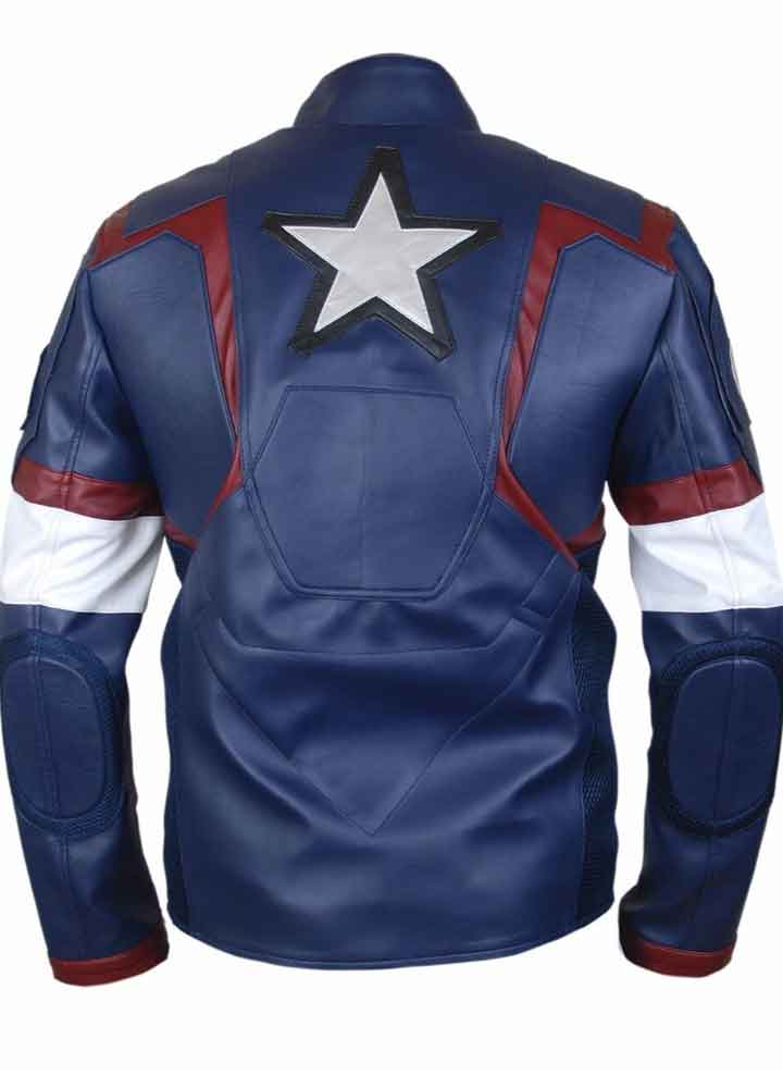 AVENGERS AGE OF ULTRON (CAPTAIN AMERICA) CHRIS EVANS LEATHER JACKET