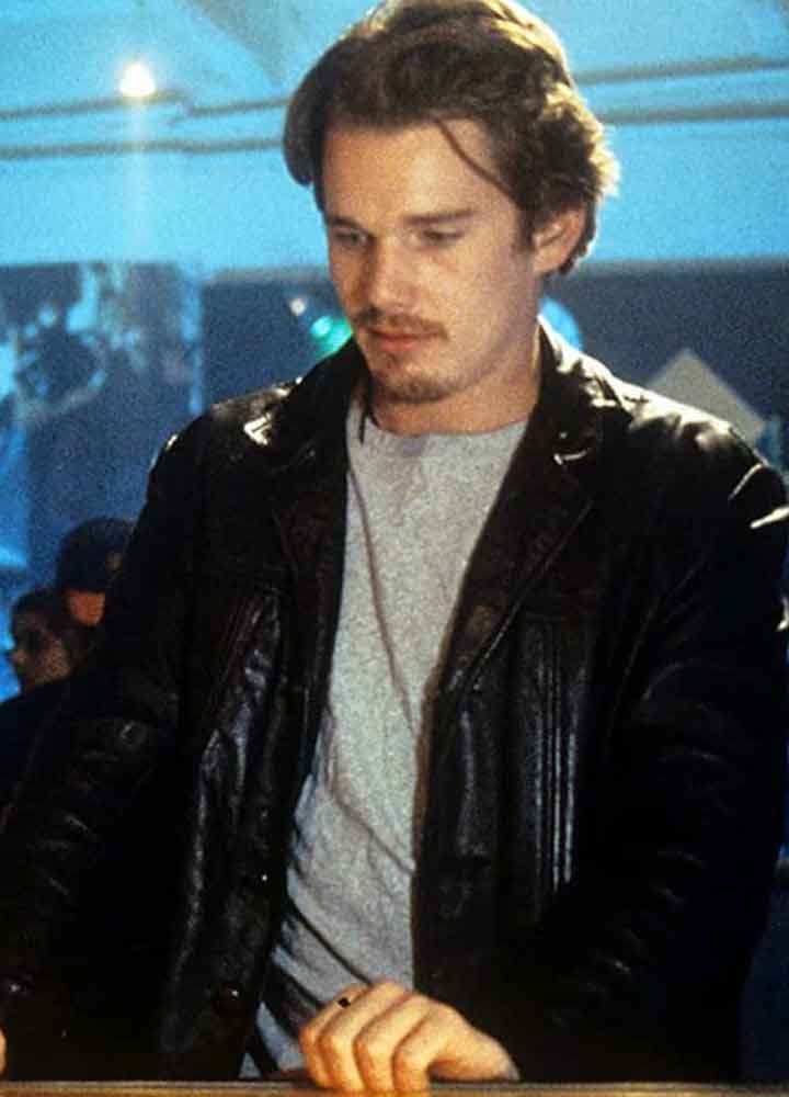BEFORE SUNRISE (JESSE) ETHAN HAWKE BLACK JACKET