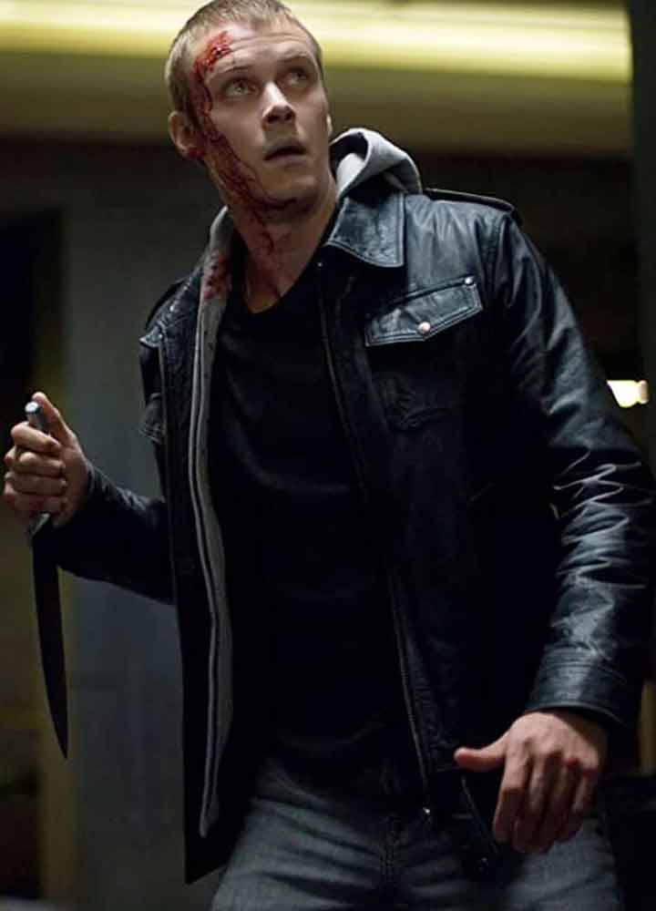 DAYBREAKERS (FRANKIE DALTON) MICHAEL DORMAN BLACK JACKET