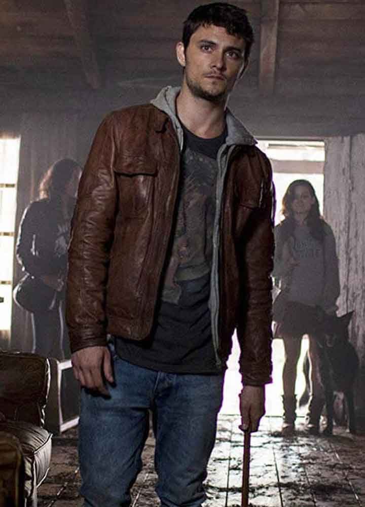 EVIL DEAD (DAVID) SHILOH FERNANDEZ LEATHER JACKET