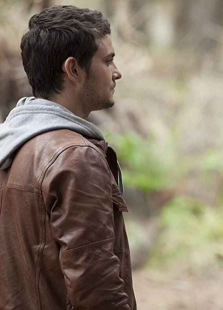EVIL DEAD (DAVID) SHILOH FERNANDEZ LEATHER JACKET