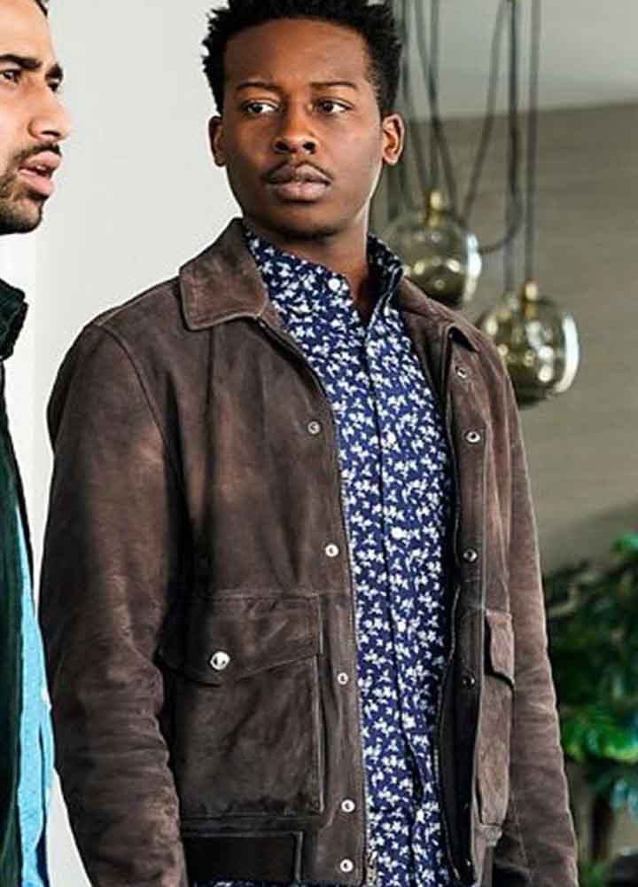 GOD FRIENDED ME (MILES FINER) BRANDON MICHEAL HALL LEATHER JACKET