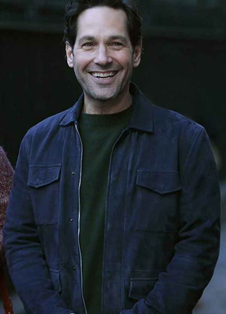 LIVING WITH YOURSELF PAUL RUDD (MILES ELLIOT) LEATHER JACKET
