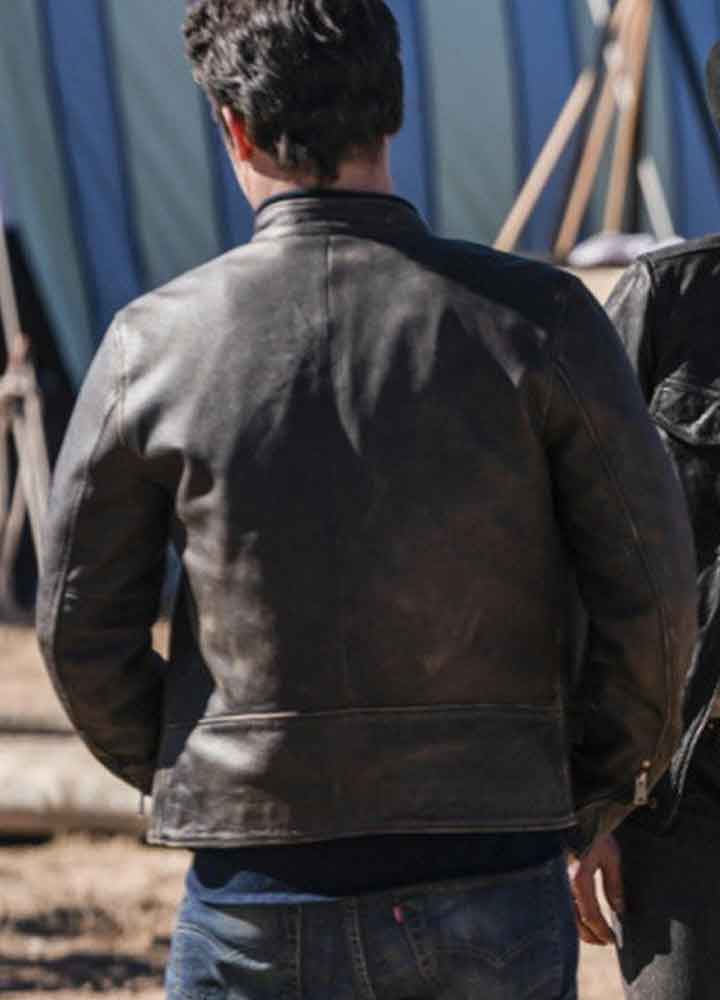 ROSWELL NEW MEXICO (MAX EVANS) NATHAN PARSONS LEATHER JACKET
