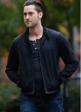 THE BLACKLIST (TOM KEEN) RYAN EGGOLD LEATHER JACKET