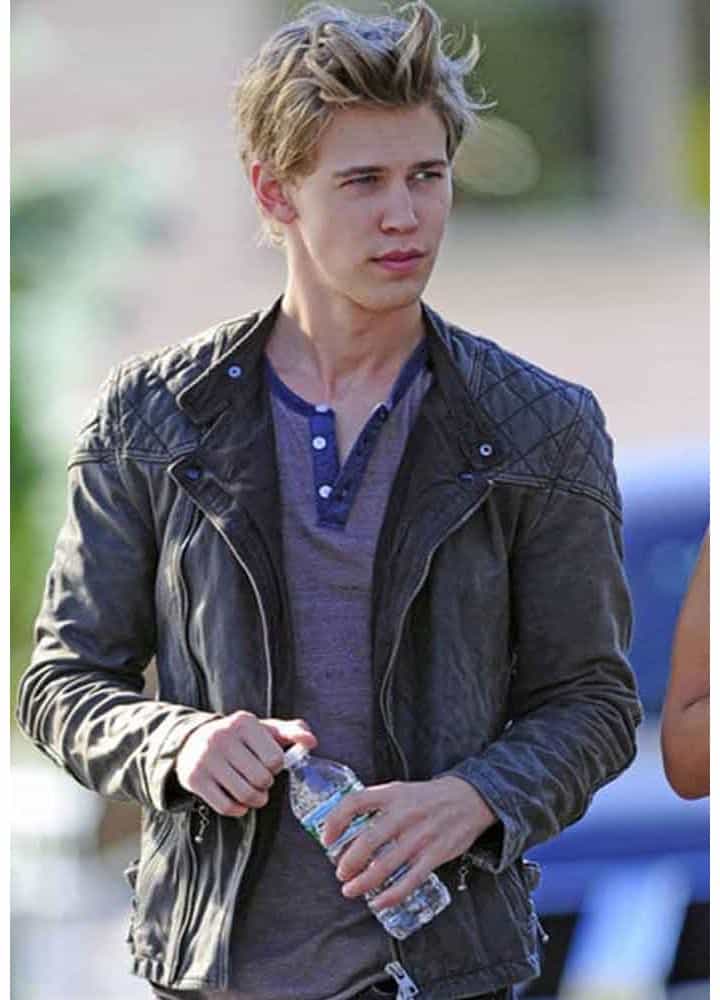 THE CARRIE DIARIES AUSTIN BUTLER BLACK JACKET