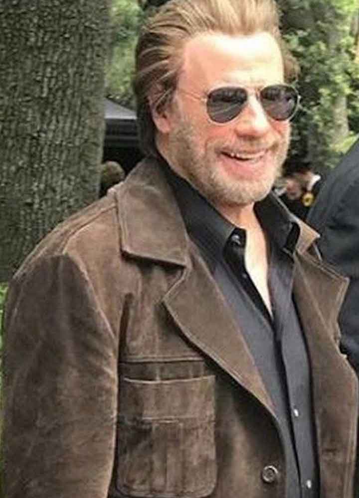 THE POISON ROSE JOHN TRAVOLTA BROWN JACKET