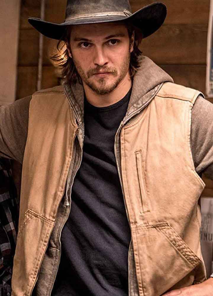 YELLOWSTONE (KAYCE DUTTON) LUKE GRIMES BROWN VEST