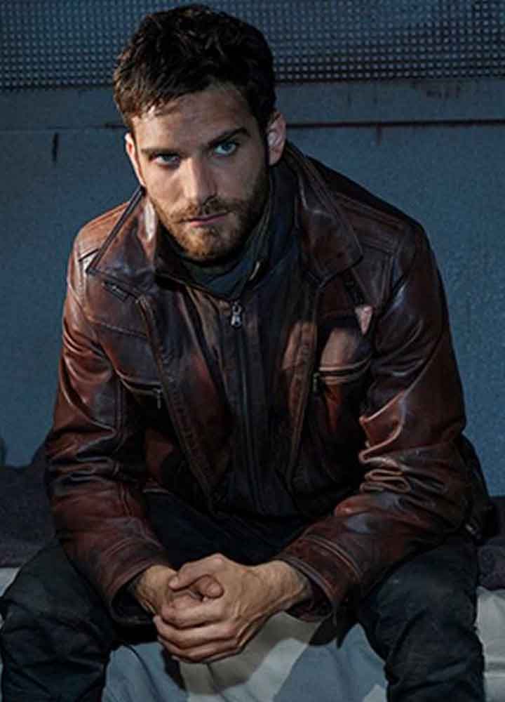 Agents of Shield Jeff Ward (Deke Shaw) Brown Leather Jacket