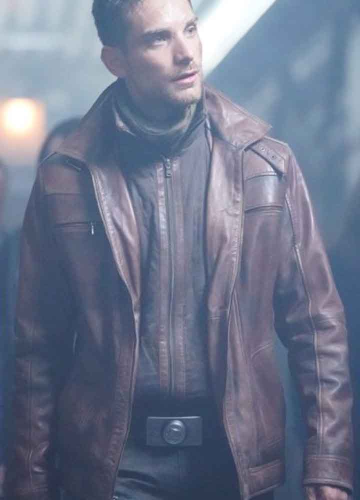 Agents of Shield Jeff Ward (Deke Shaw) Brown Leather Jacket