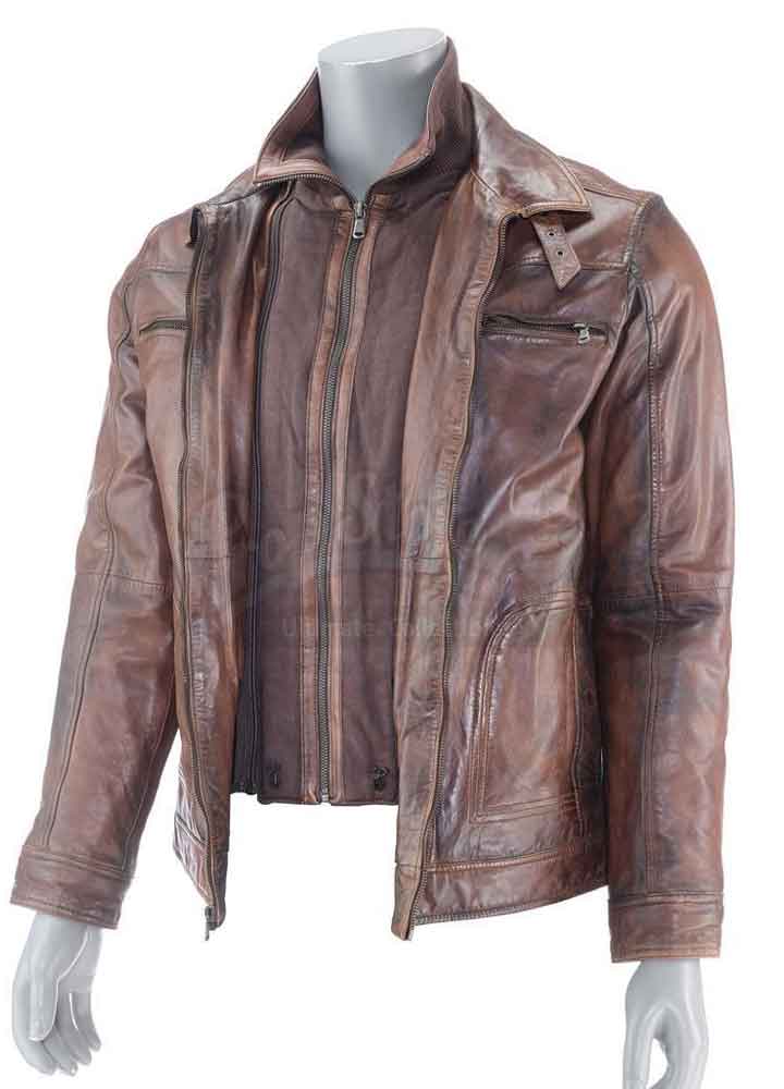 Agents of Shield Jeff Ward (Deke Shaw) Brown Leather Jacket