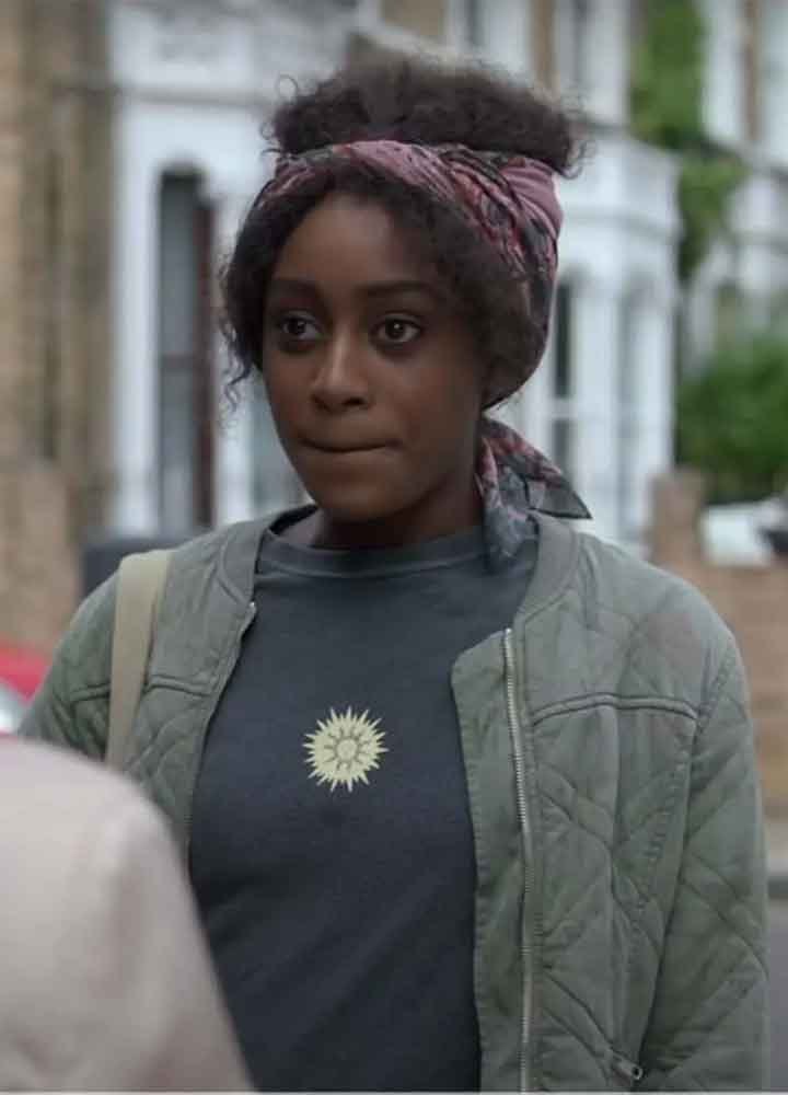 Behind Her Eyes (Louise) Simona Brown Cotton Jacket Behind Her Eyes (Louise) Simona Brown Cotton Jacket