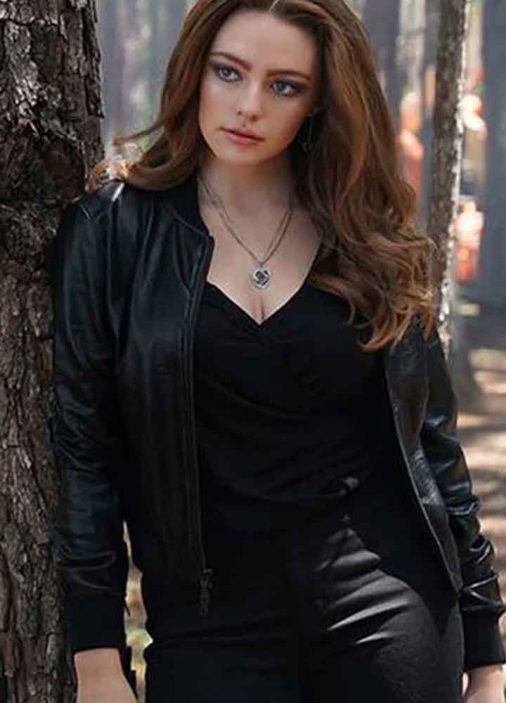 LEGACIES HOPE MIKAELSON LEATHER JACKET